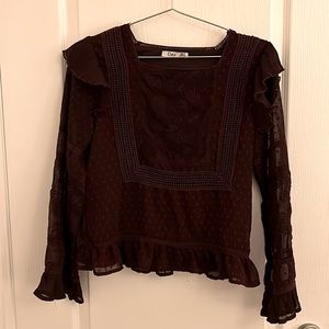 DEX maroon blouse